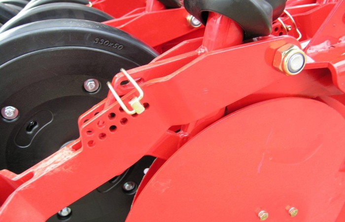 Polonez - regulacja wysokości pracy kółka kopiującego